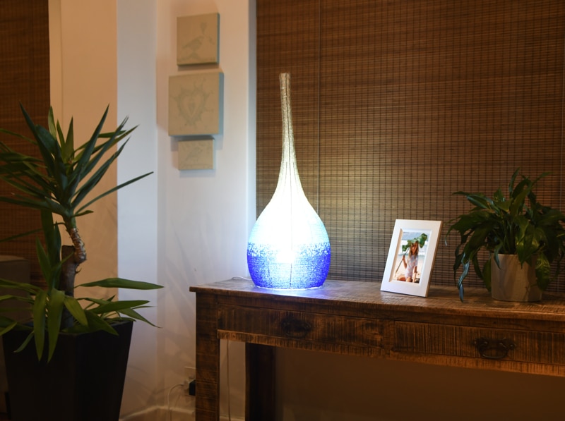 Glass Beaded Lamp